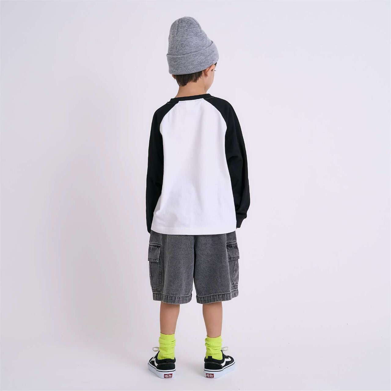 Denim Half Pants,Blue, large image number 6