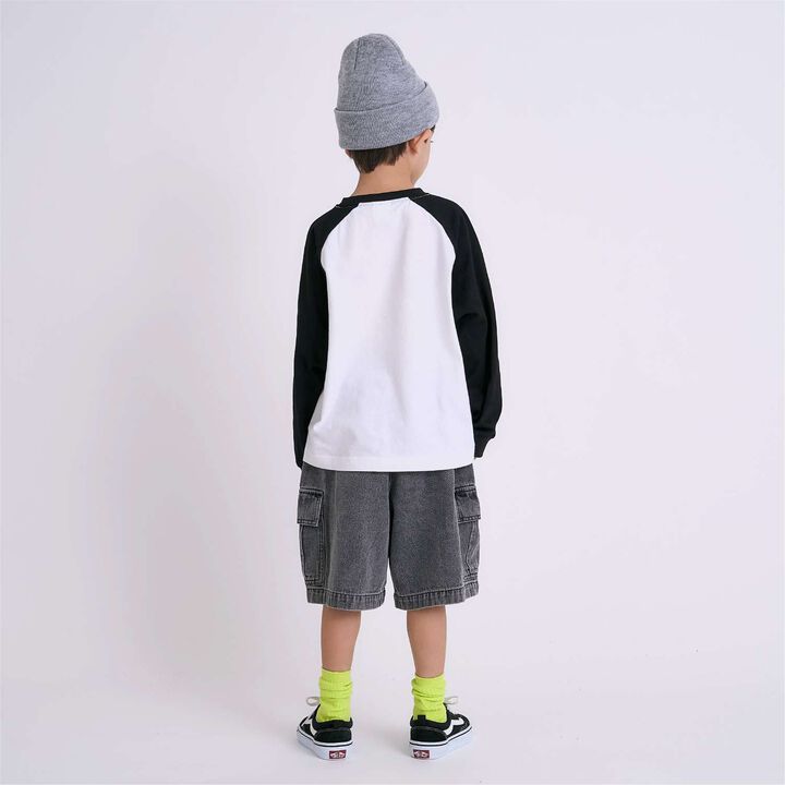 Denim Half Pants,Blue, medium image number 6