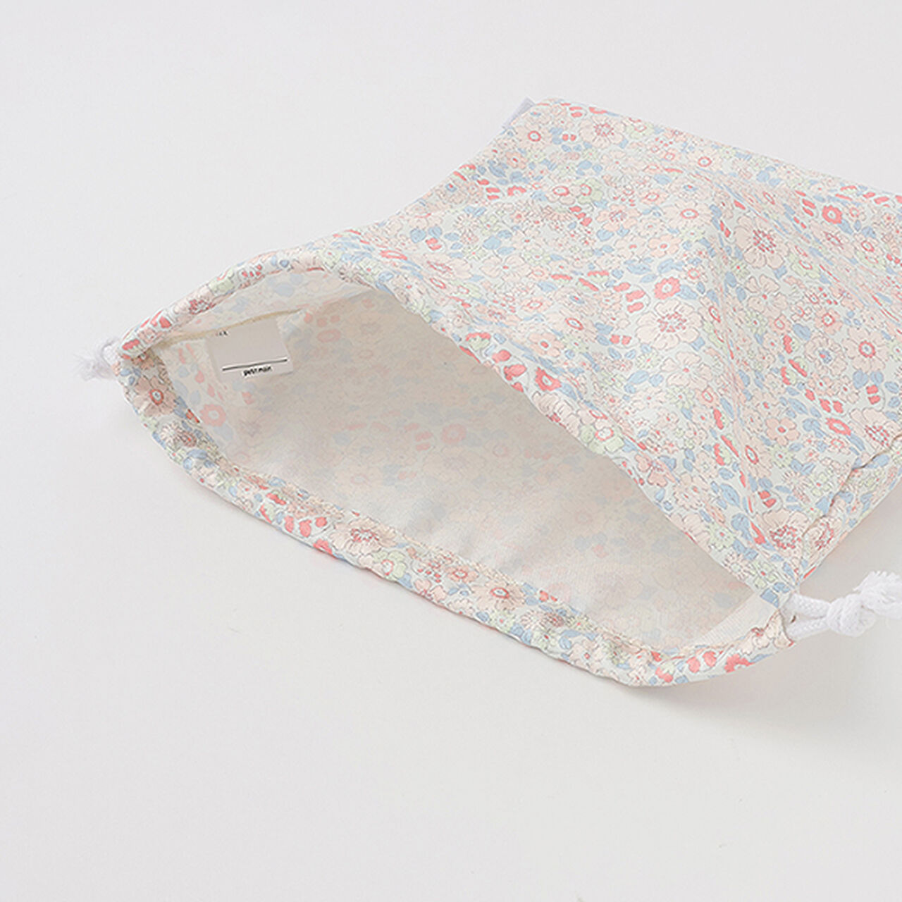 One Point Drawstring Pouch 2P,Navy, large image number 7