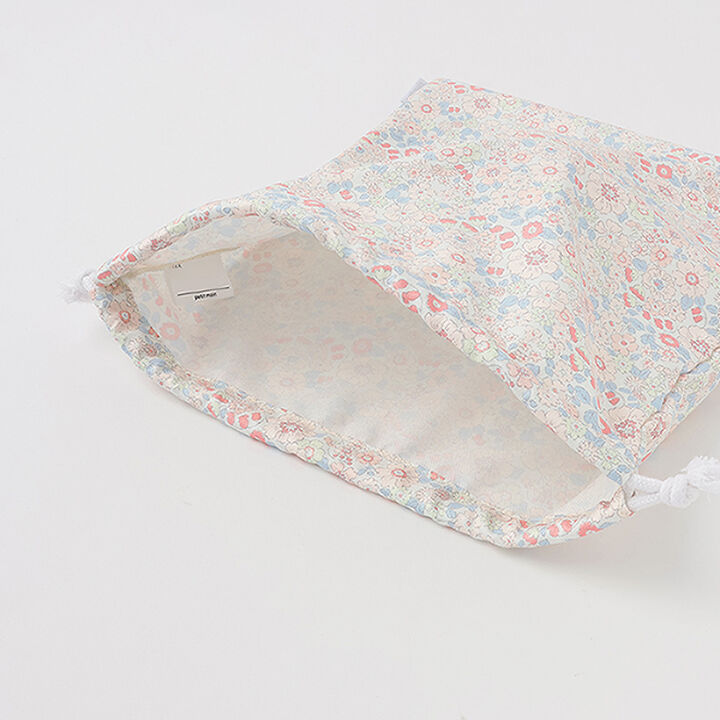 One Point Drawstring Pouch 2P,Navy, medium image number 7