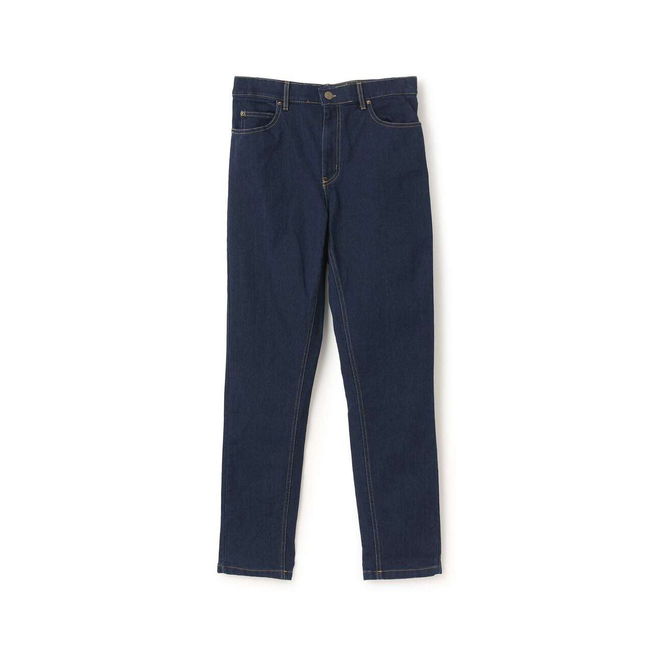 Wool Lined Stretch Denim Slim Pants,Light blue, large image number 10