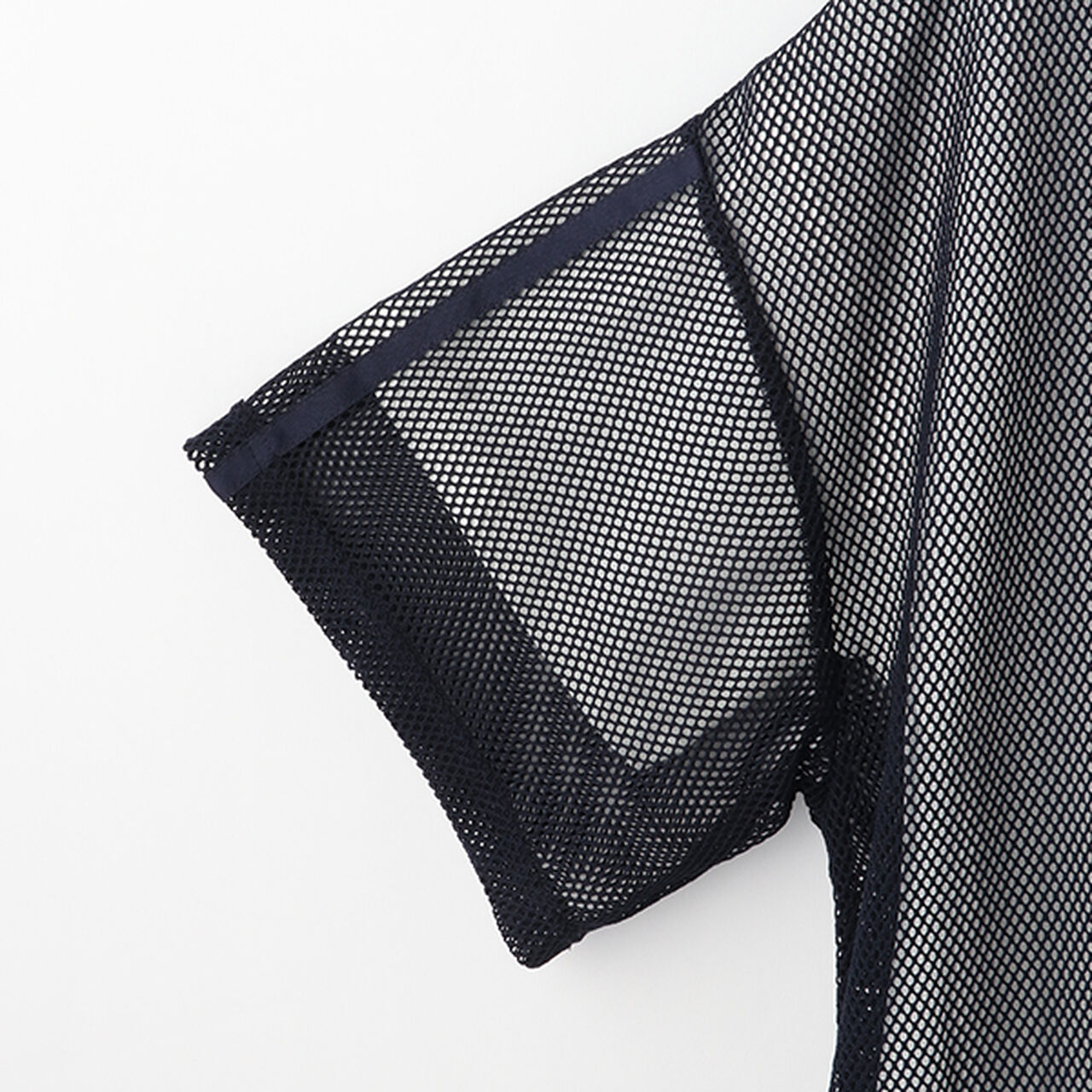 Mesh Short-Sleeve Logo Parka T-Shirt Set,Off white, large image number 14