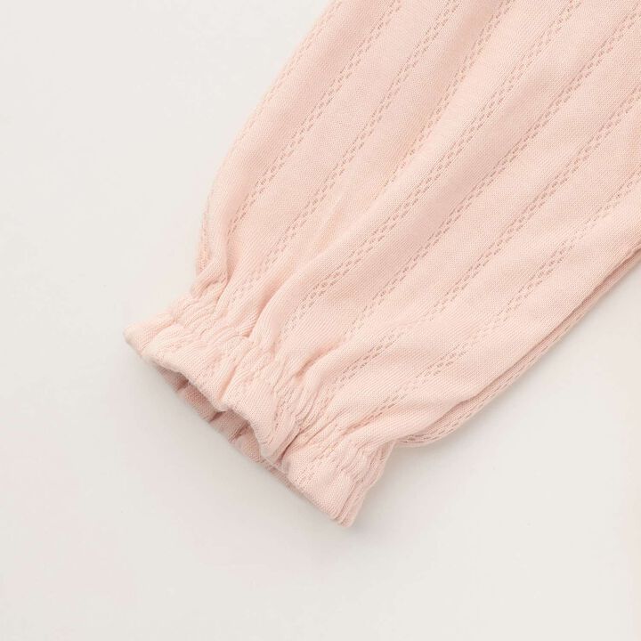 Scallop Trim Collar Coverall,Lilac, medium image number 5