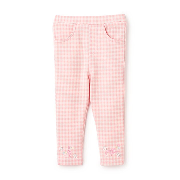 Gingham Check Cut Leggings,Lavender, medium image number 13