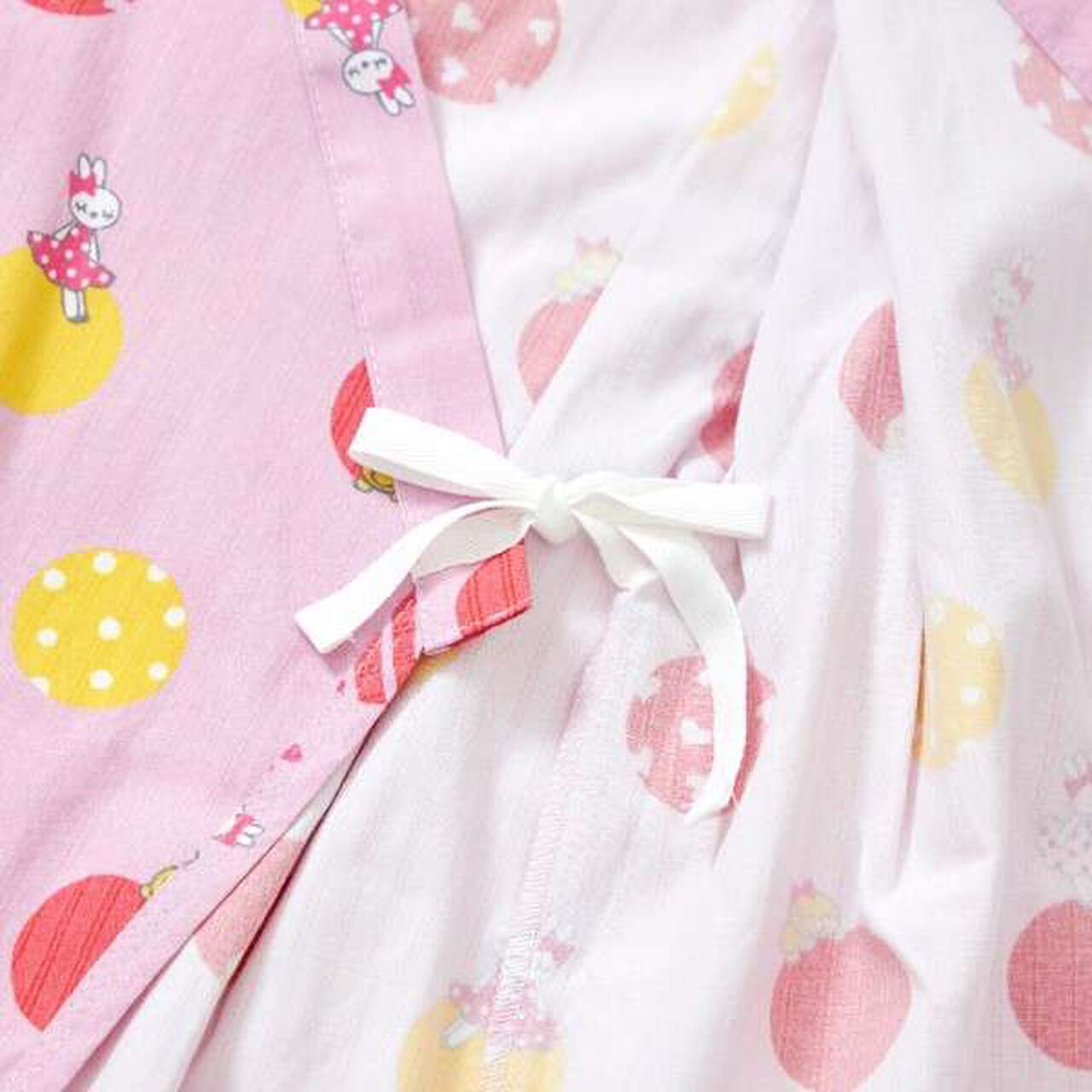 KP Polka Dot Pattern & Mimi-chan Jinbei All-in-One (Free),Pink, large image number 8
