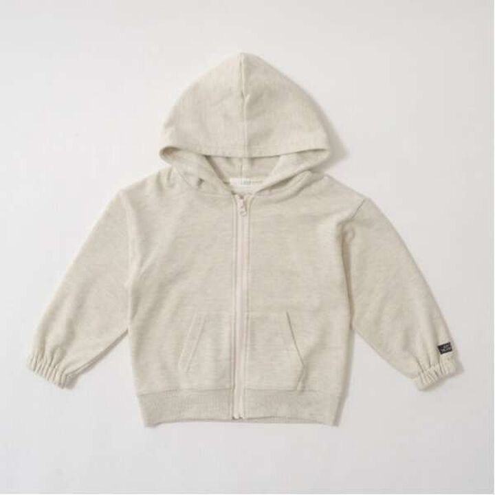 Versatile Drop Simple Zip Hoodie,Charcoal gray, medium image number 11