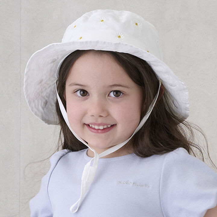 [Heat-Resistant] Embroidered Bucket Hat,Lavender, medium image number 6