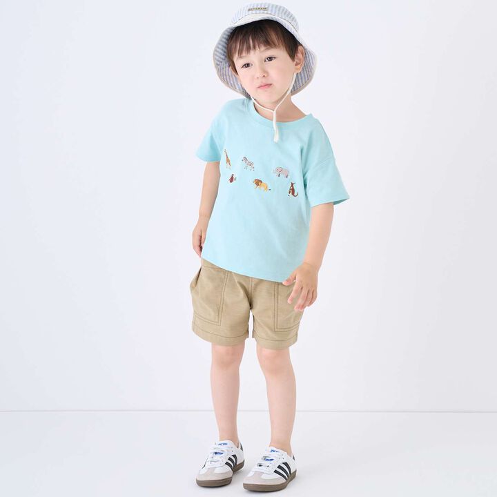 [Cool Touch] Reversible 2WAY Short Sleeve T-Shirt,Light pink, medium image number 9