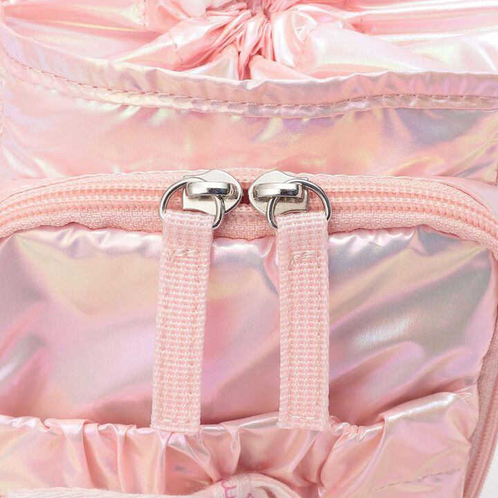 Logo Ribbon Shoulder Bag with Pet Bottle Holder,Pearl white, medium image number 4