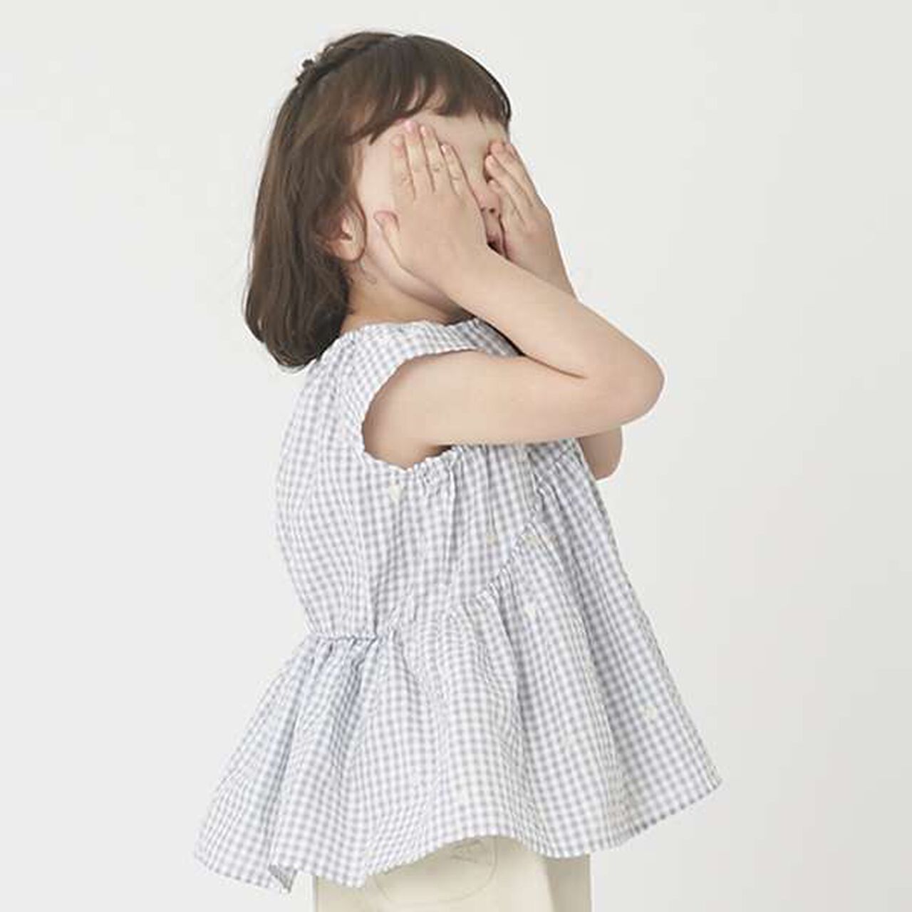 Heart Embroidered Tunic,Light gray, large image number 6