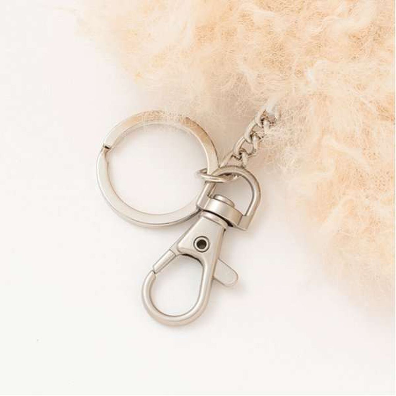 Mole Rabbit Keychain,Black, large image number 3
