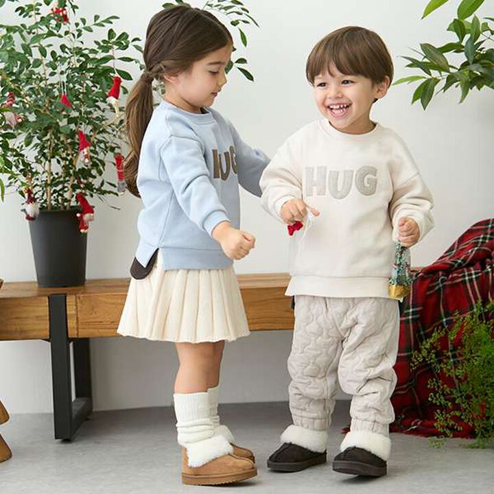 Pleated Knit Skirt,Light gray, medium image number 2