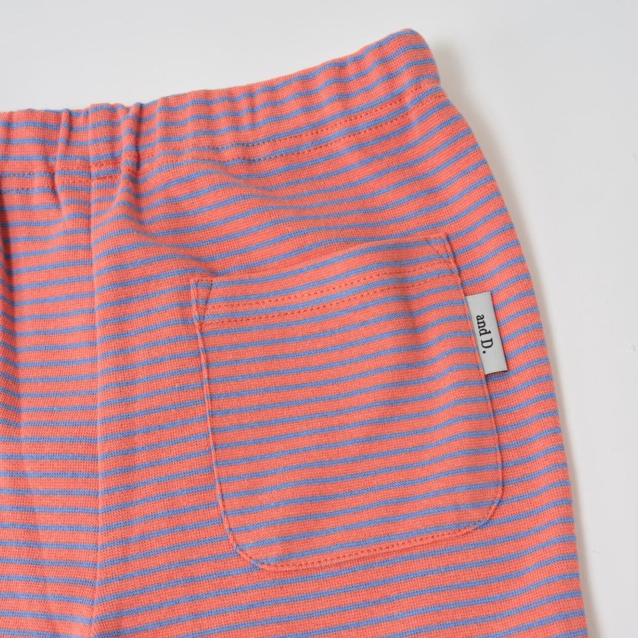 [365D.] Anti-Stain Stripe Jersey Knit Leggings,Salmon pink, large image number 8