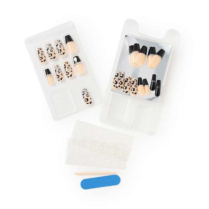 Long Nail Tips 2,Brown, medium image number 1