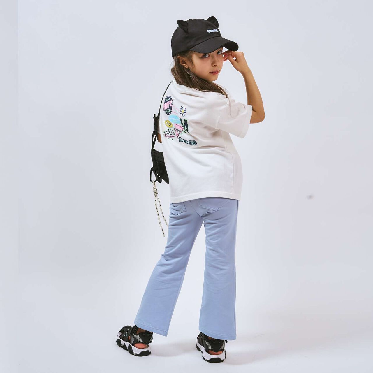 [UV Protection] Cat Ear Cap,Off white, large image number 1