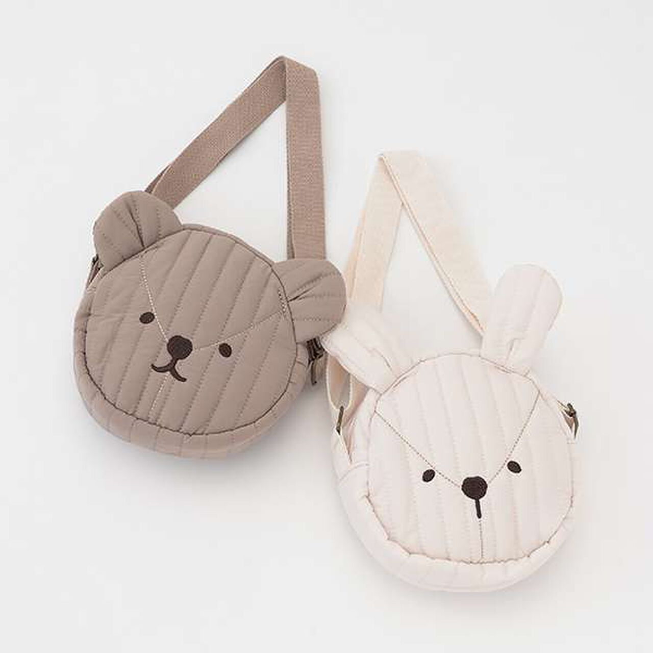 Pupu & Tete Face Shoulder Bag,Mocha tea, large image number 2