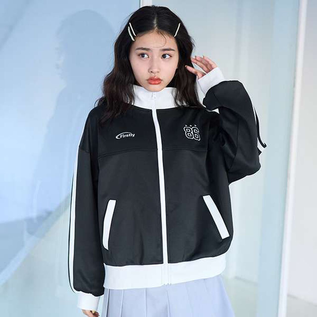 [LTXC] Athletic Track Jacket,Navy, large image number 18