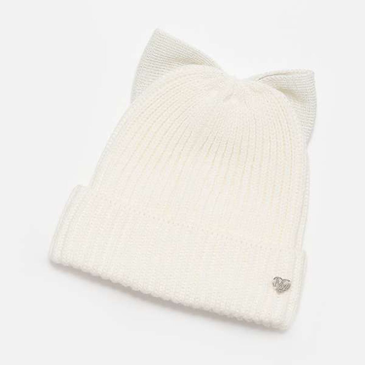 Sparkling Ribbon Knit Cap,Gray, large image number 9