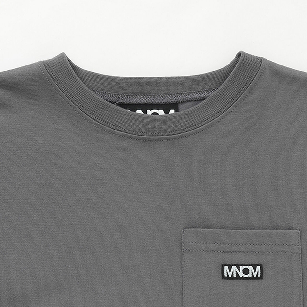 [MNCM] [Coordinatable Setup] Comfortable Jersey Fabric Pocket Big T-Shirt,Black, large image number 6