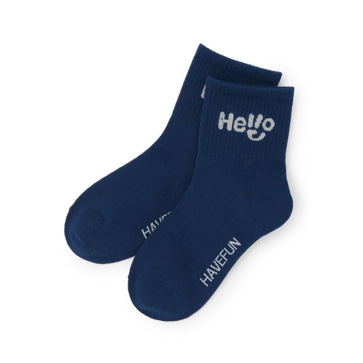 HELLO Socks [Kids] [Boys & Girls],Pearl white, medium image number 1