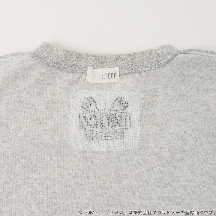[TOMICA] Stain Resistant Quick-Dry UV Kaiteki Tenjiku Color-Blocked T-Shirt,Pearl white, medium image number 10