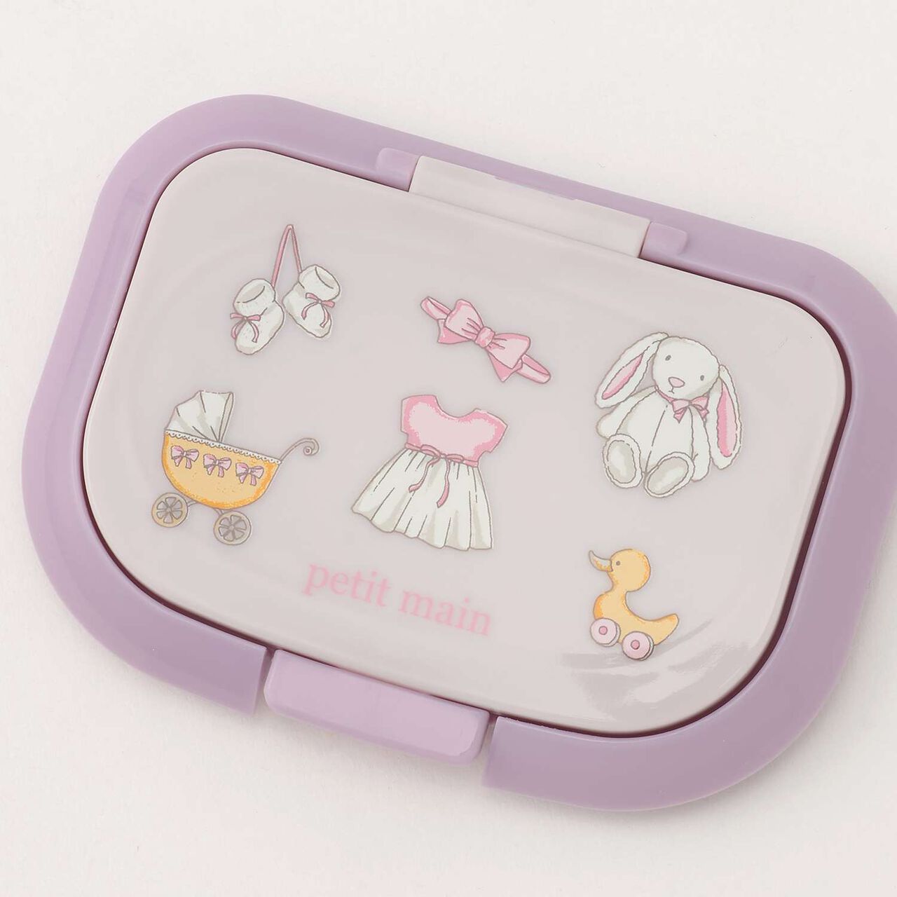 [Antibacterial] Wet Wipe Lid,Light pink, large image number 1