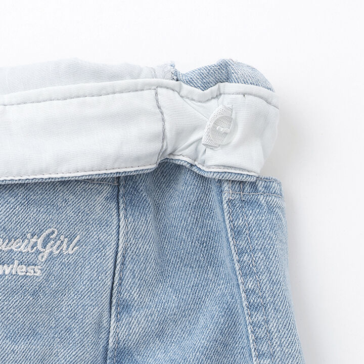 Damage Loose Denim,Black, medium image number 7