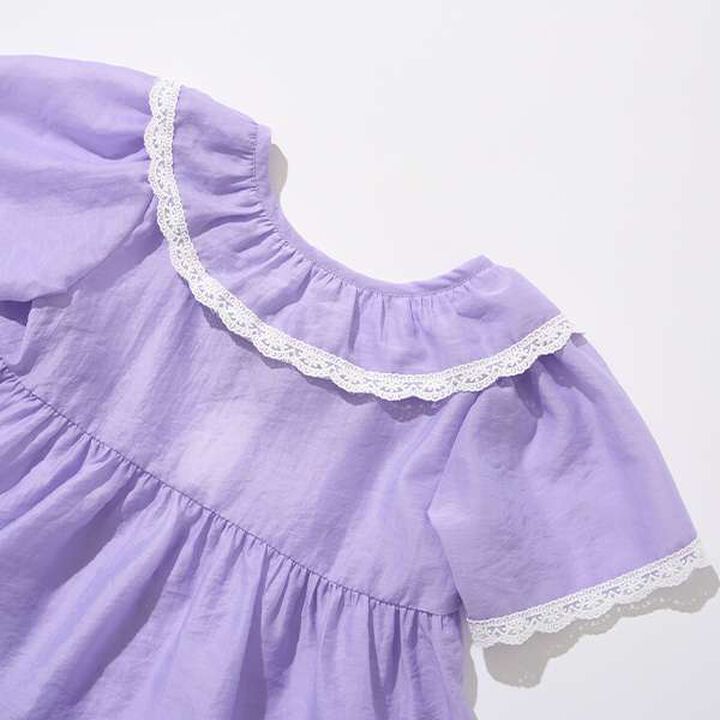 Sheer Gathered Top,Pink, medium image number 5