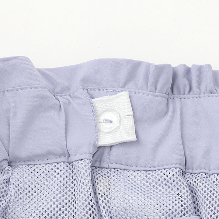 Functional Material Cherry Embroidery Culottes,Light blue, medium image number 10