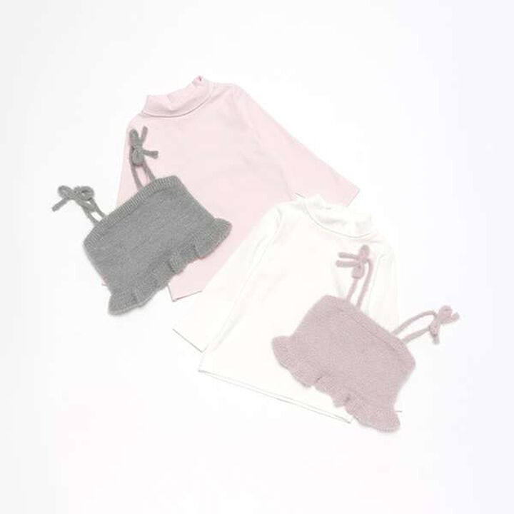 [Link] Sparkling Knit Vest Set,Lavender, medium image number 8