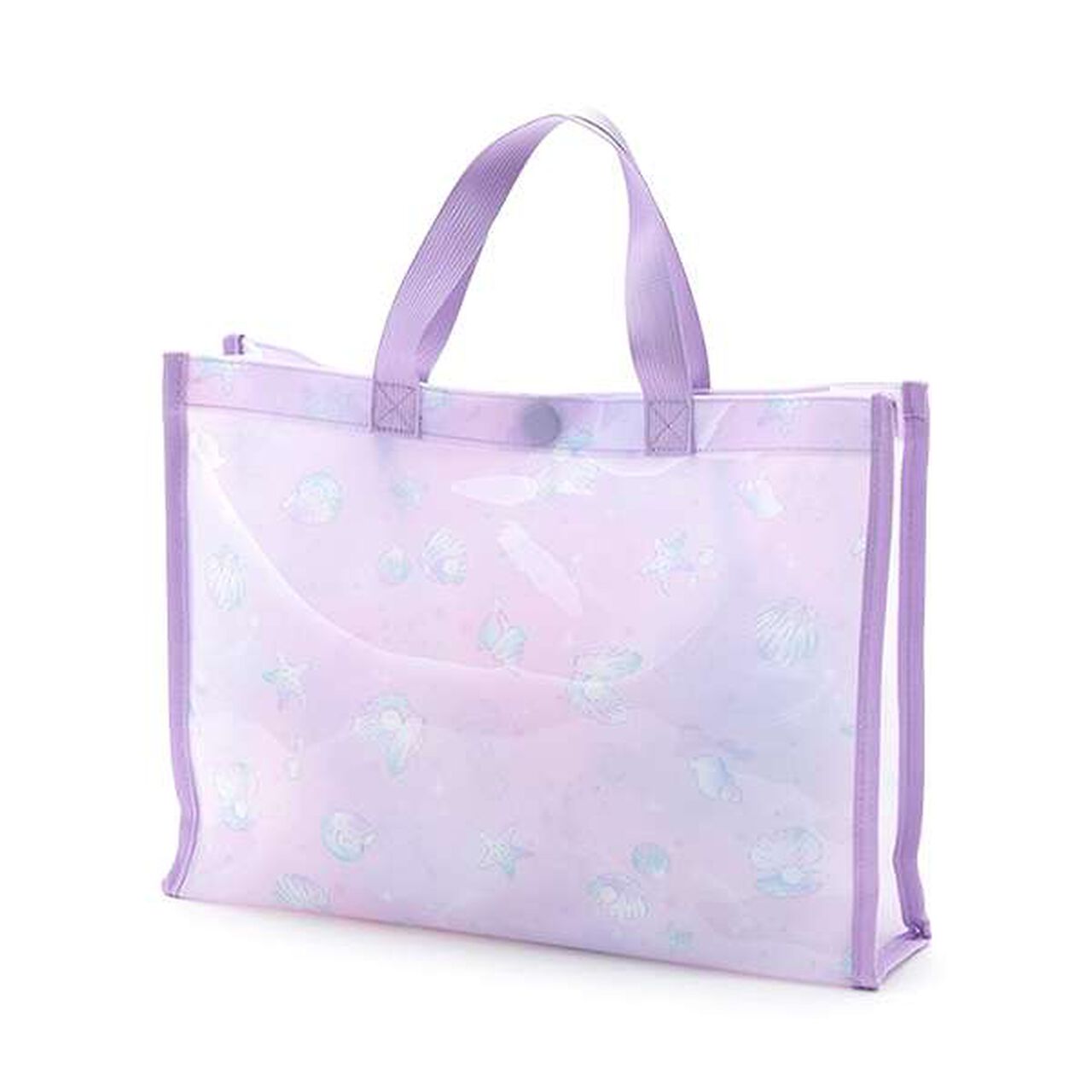 Shell Pattern Swim Bag,Lilac, large image number 0