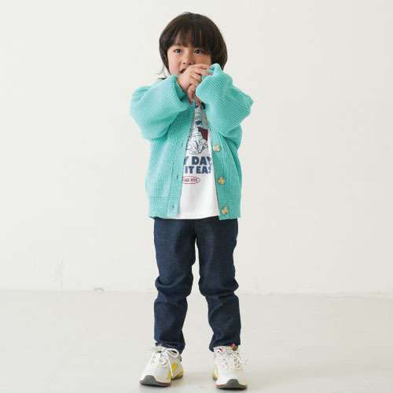 Stretch Denim Slim Pants,Blue, large image number 14