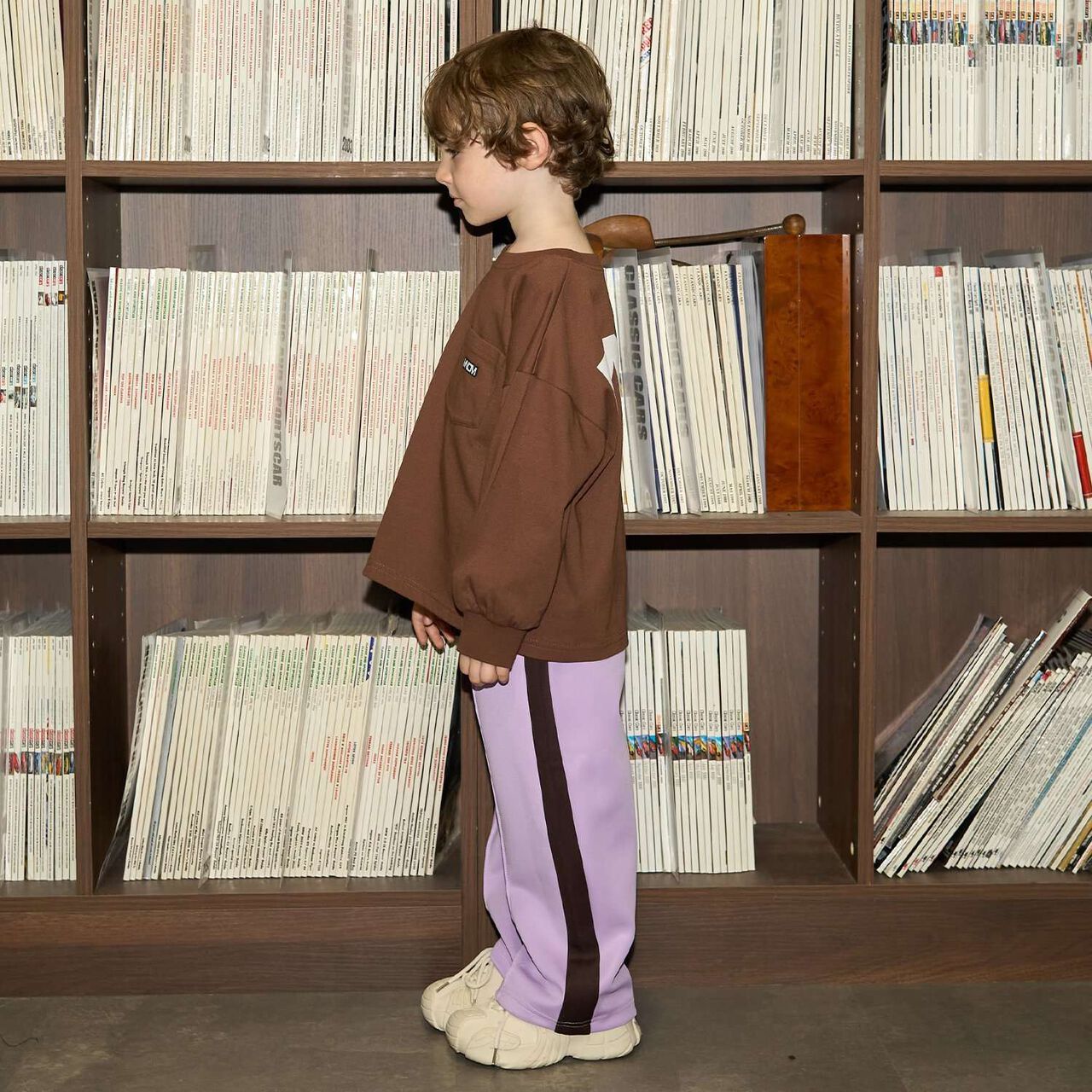 [MNCM] Coordinatable Setup Track Pants,Green, large image number 34