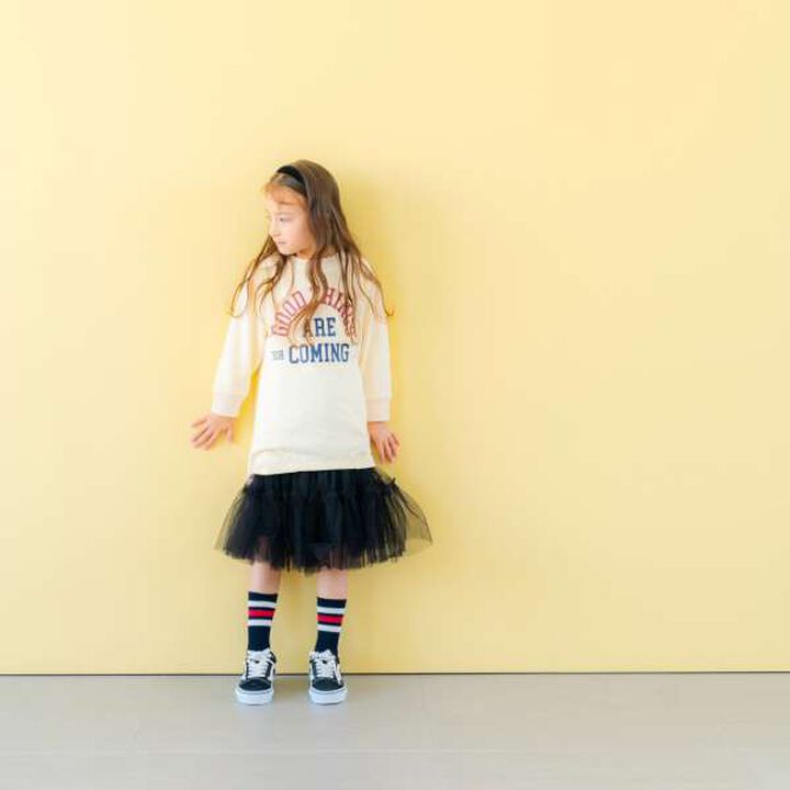 Tulle Tiered Skirt,Ivory, medium image number 18