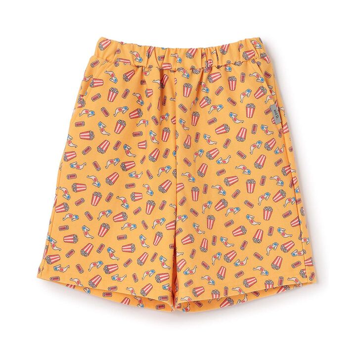 Stretch Cut Twill Patterned Shorts,Peach, medium image number 13
