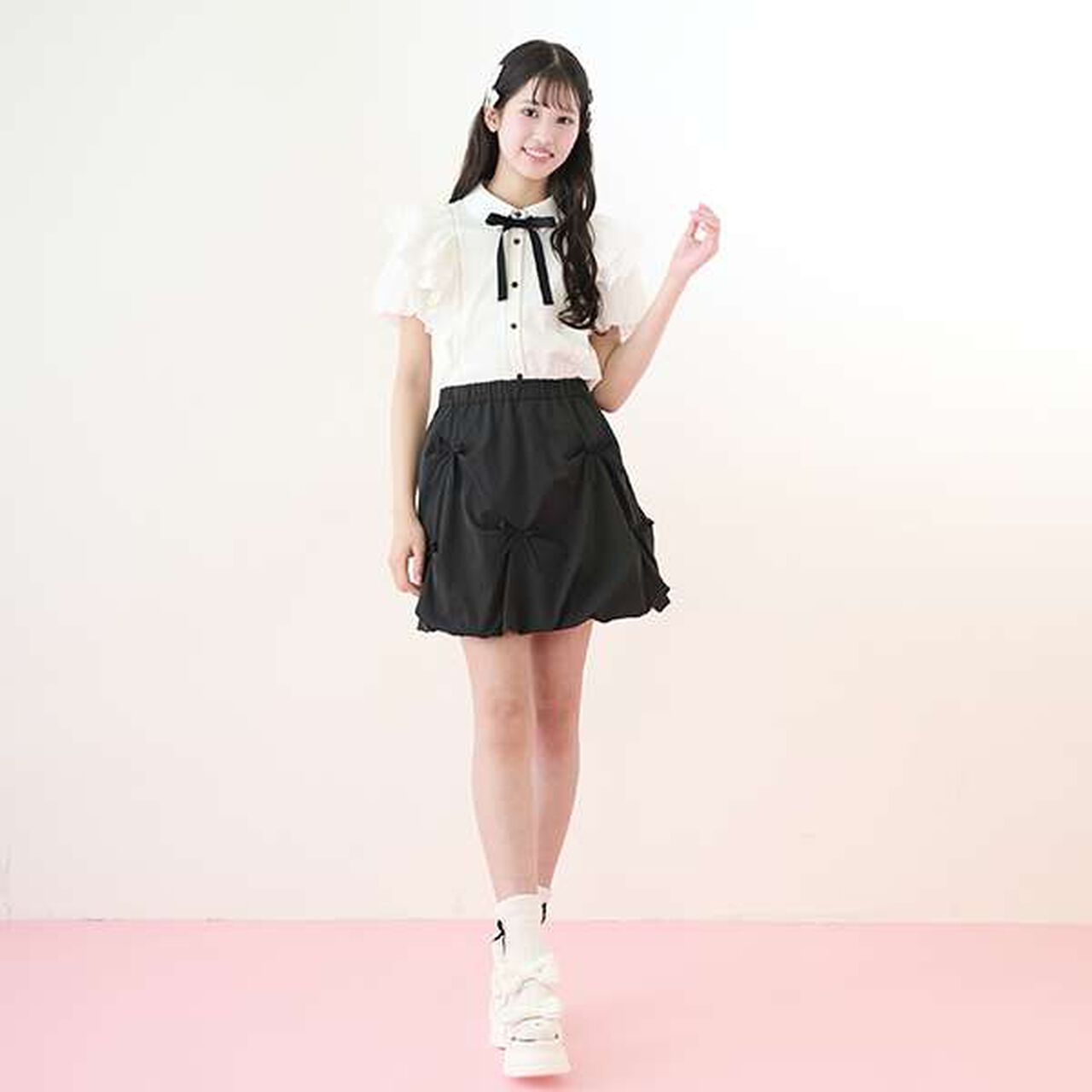 Double Ribbon Sport Sandals,White, large image number 16