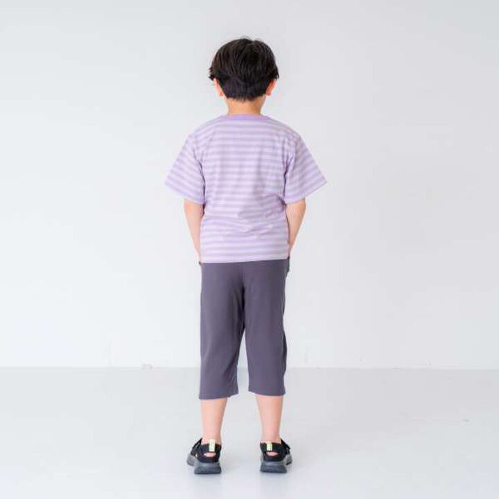 [Cool Touch] Relaxed One-Mile 7/8 Pants,Charcoal gray, medium image number 2