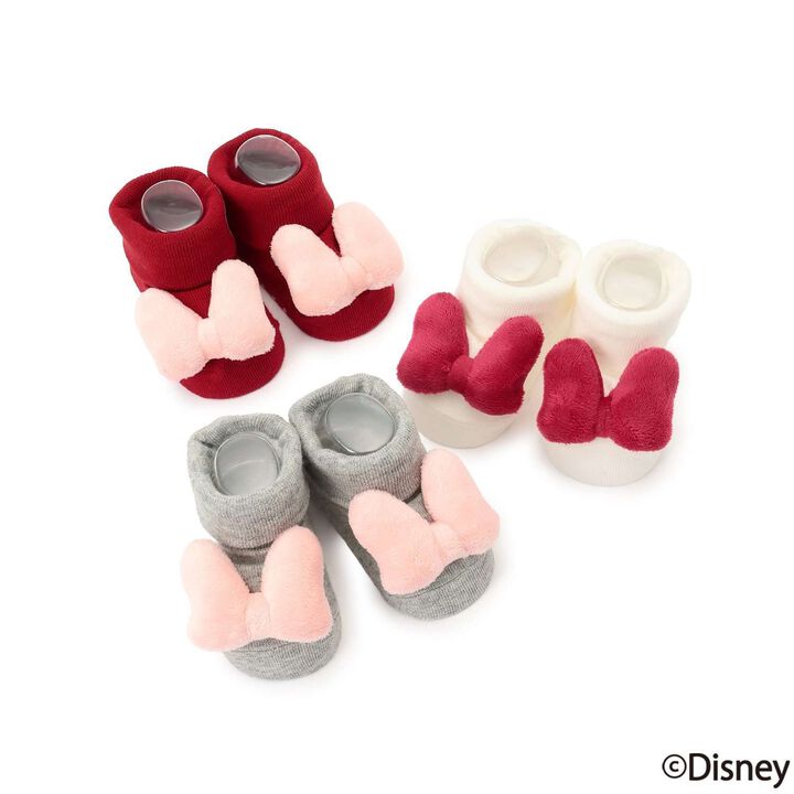 [Disney] Motif Ribbon Cup Socks,Red, medium image number 5