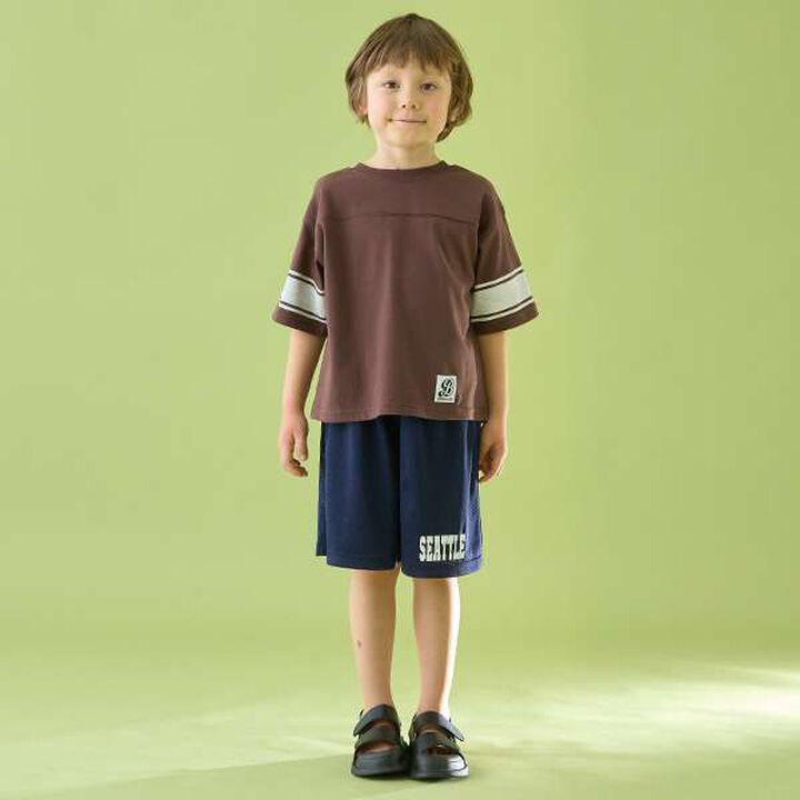 [Set Up Compatible] Mesh Half Pants,Silver gray, medium image number 9