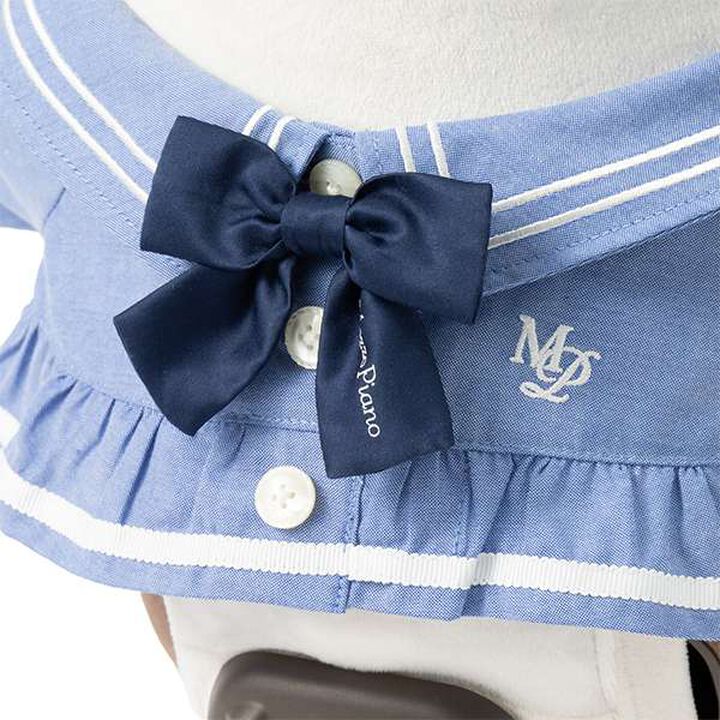 Mezzo Piano Junior × LOVOT Sailor One-Piece Dress,Sax blue, medium image number 13