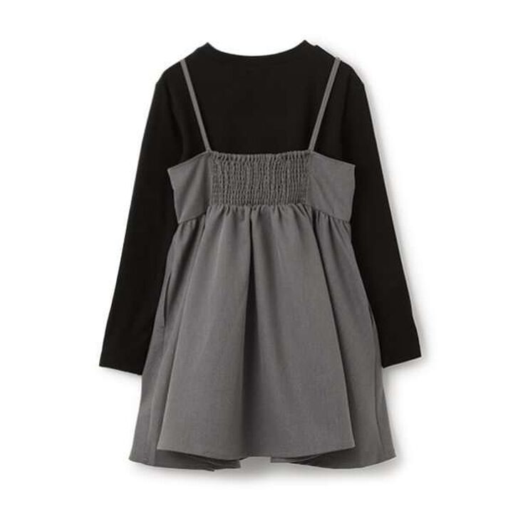 TR Jumper Skirt T-Shirt Set,Black, medium image number 1