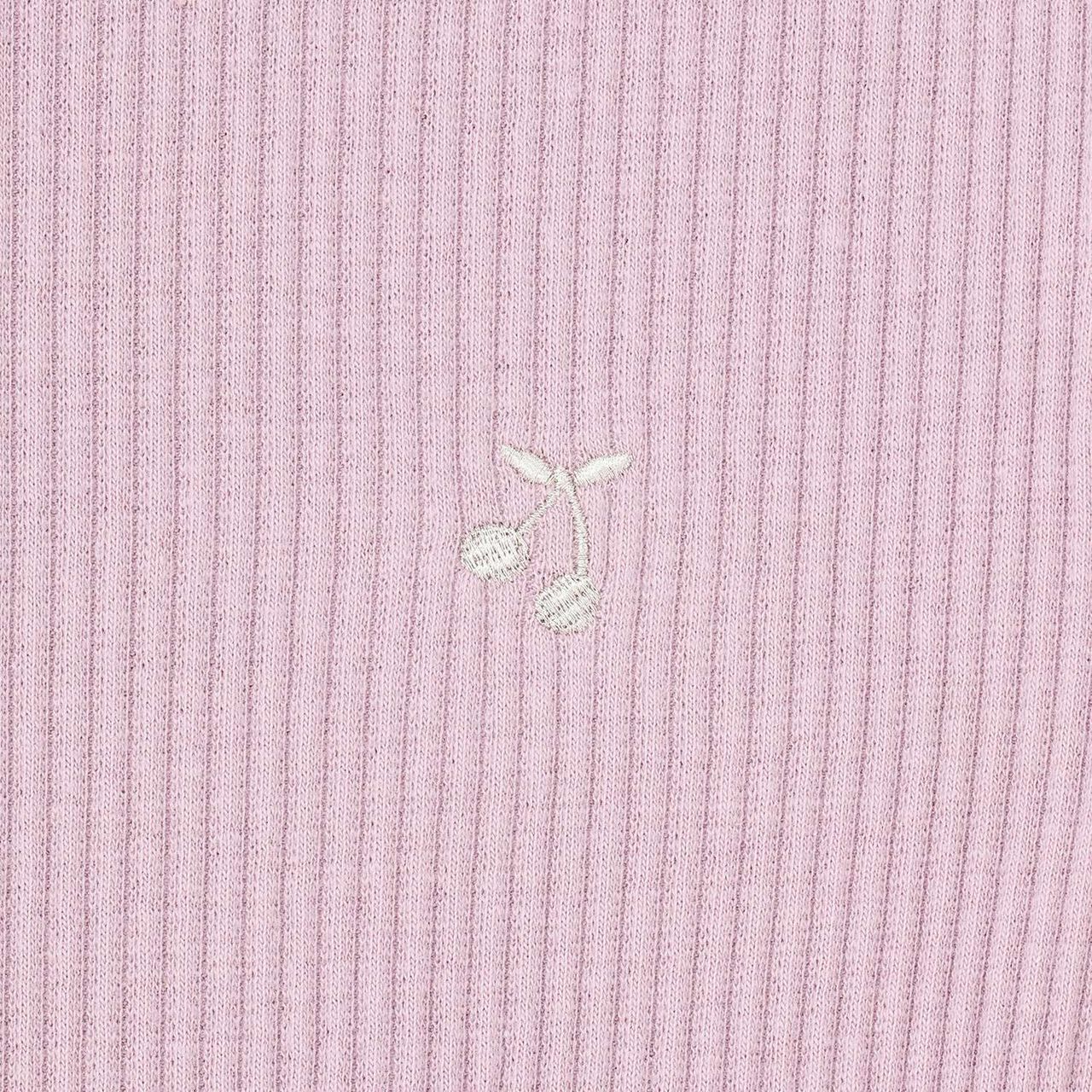 Mellow Frill Long-Sleeve T-Shirt,Pearl white, large image number 3