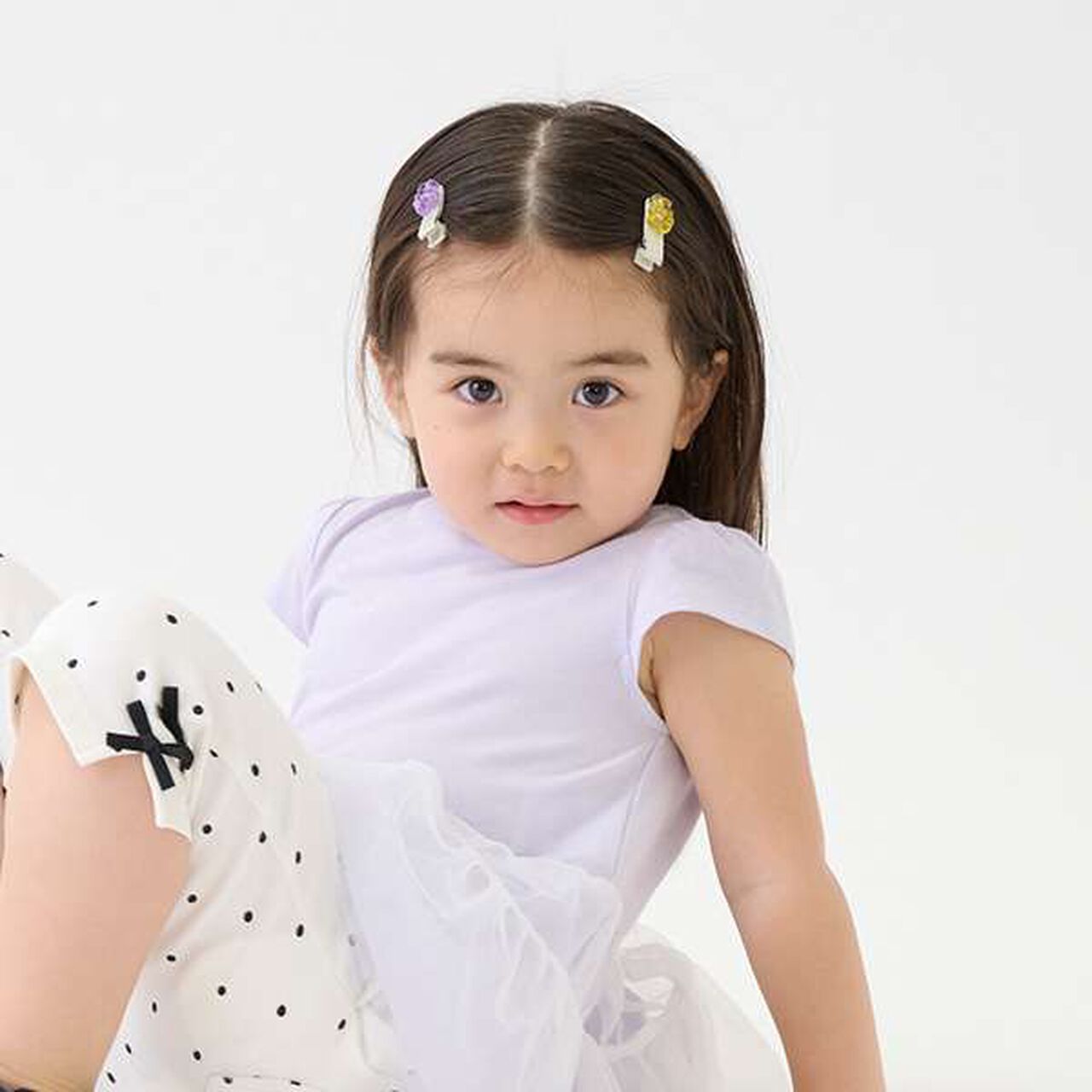 Bear Hair Clips 2-Pack,Light pink, large image number 1