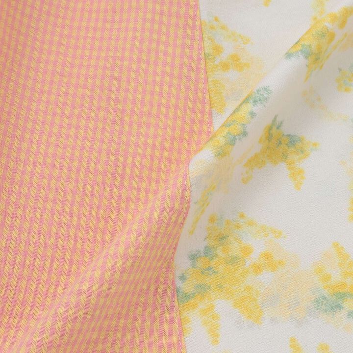 Mimosa Color-Block One-Piece Dress,Lemon yellow, medium image number 5