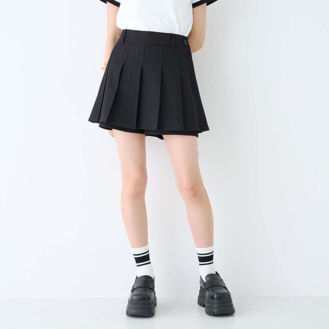 [LTXC] Stylish Flattering Micro Mini Skirt-Shorts,Brown, large image number 7