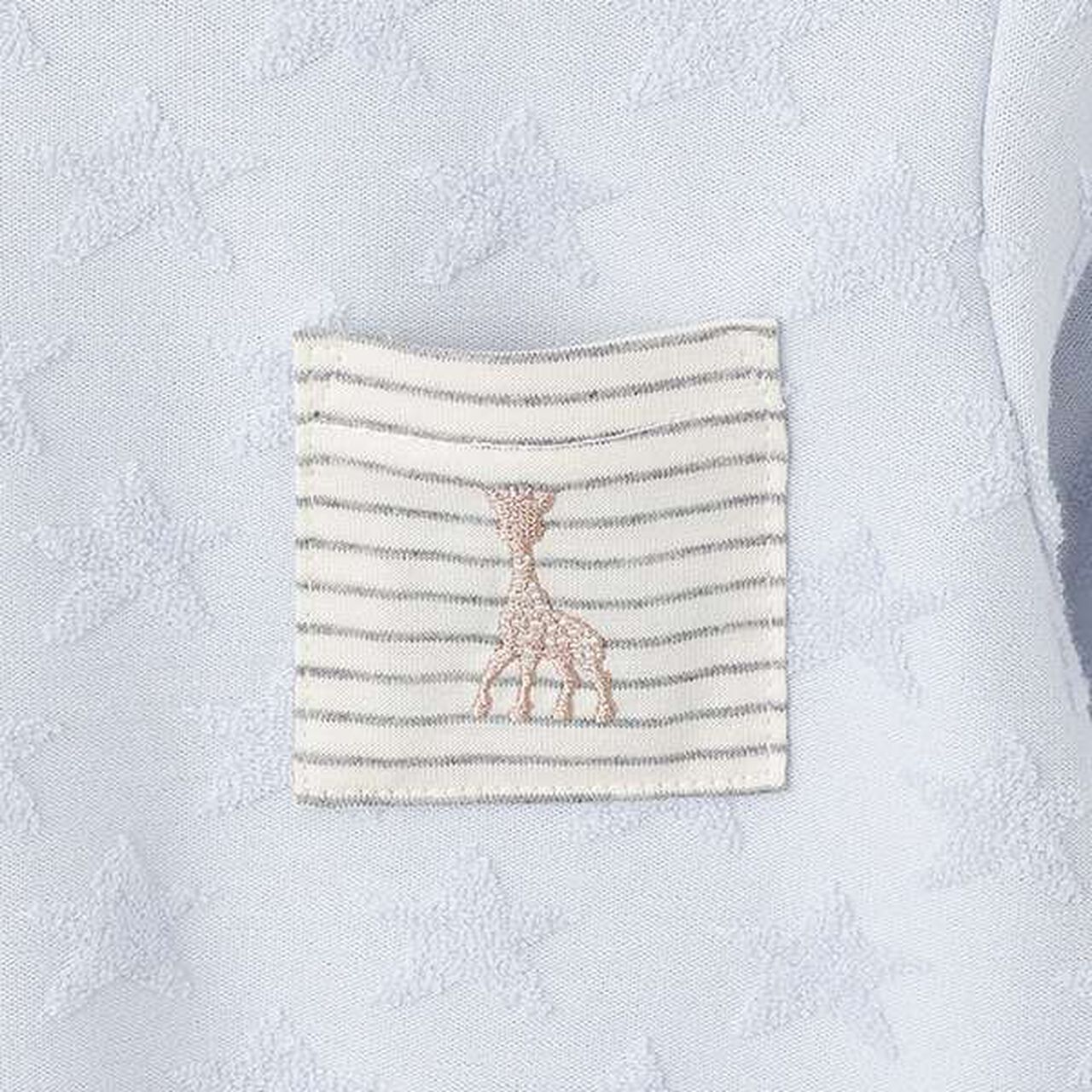 Star Jacquard Long-Sleeve T-Shirt,Blue, large image number 3