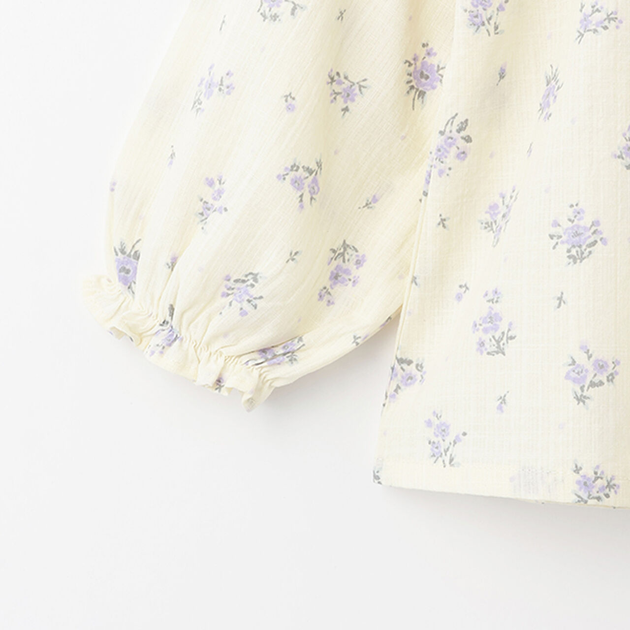 Small Floral Pattern Blouse,Pink, large image number 3