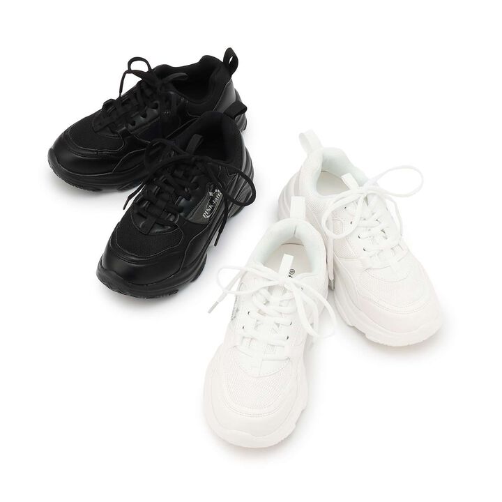 [Lightweight] Volume Sole Sneakers,Black, medium image number 6