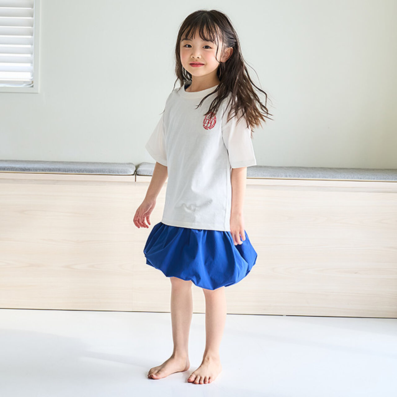 [Amphibious] Balloon Hem One-Piece Dress,Beige, large image number 5