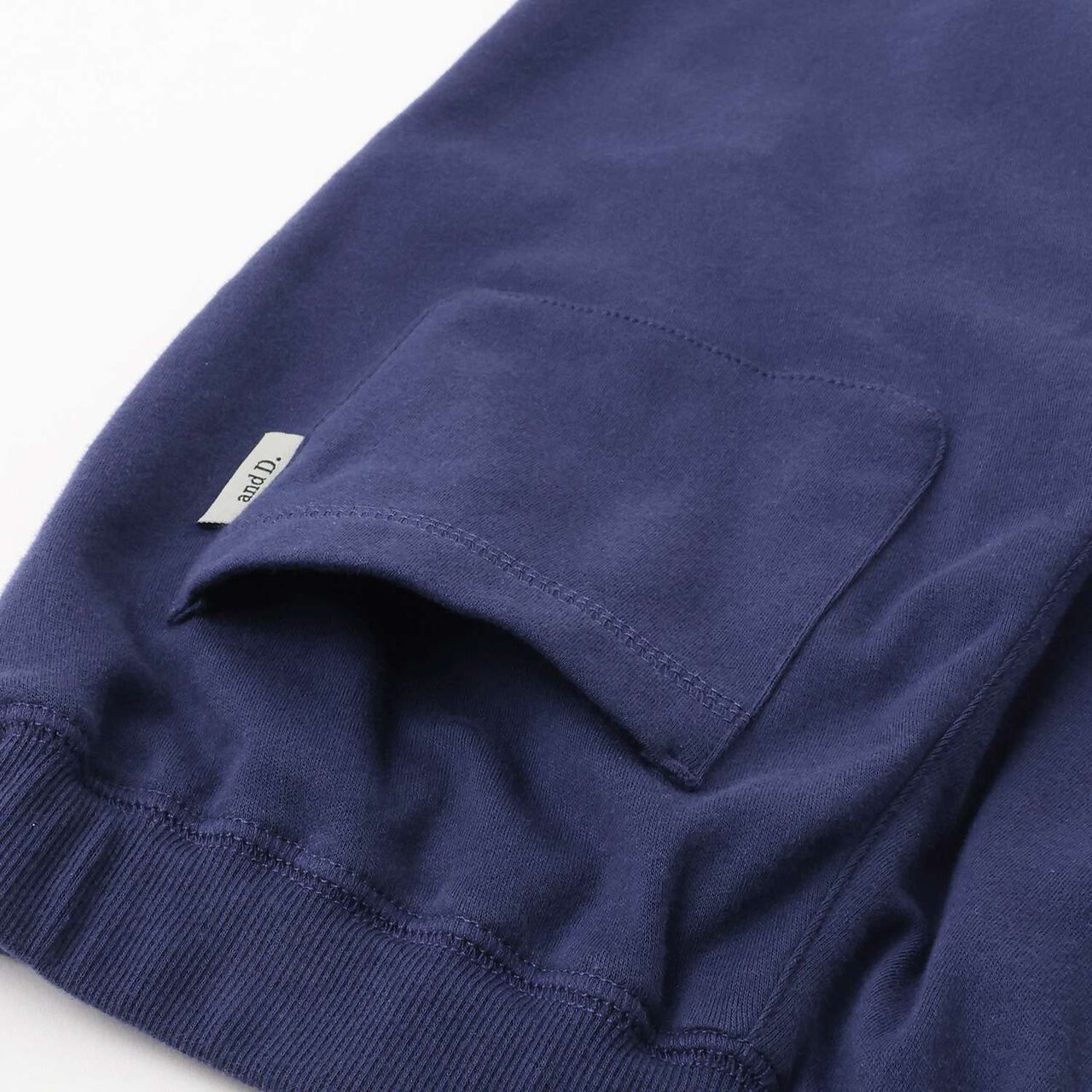 Smooth Loungewear Outfit Set,Navy, large image number 11